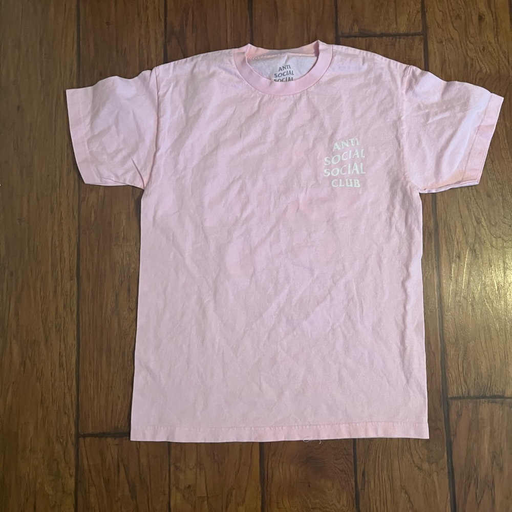 Mens Medium Pink Anti Social Social Club Shirt